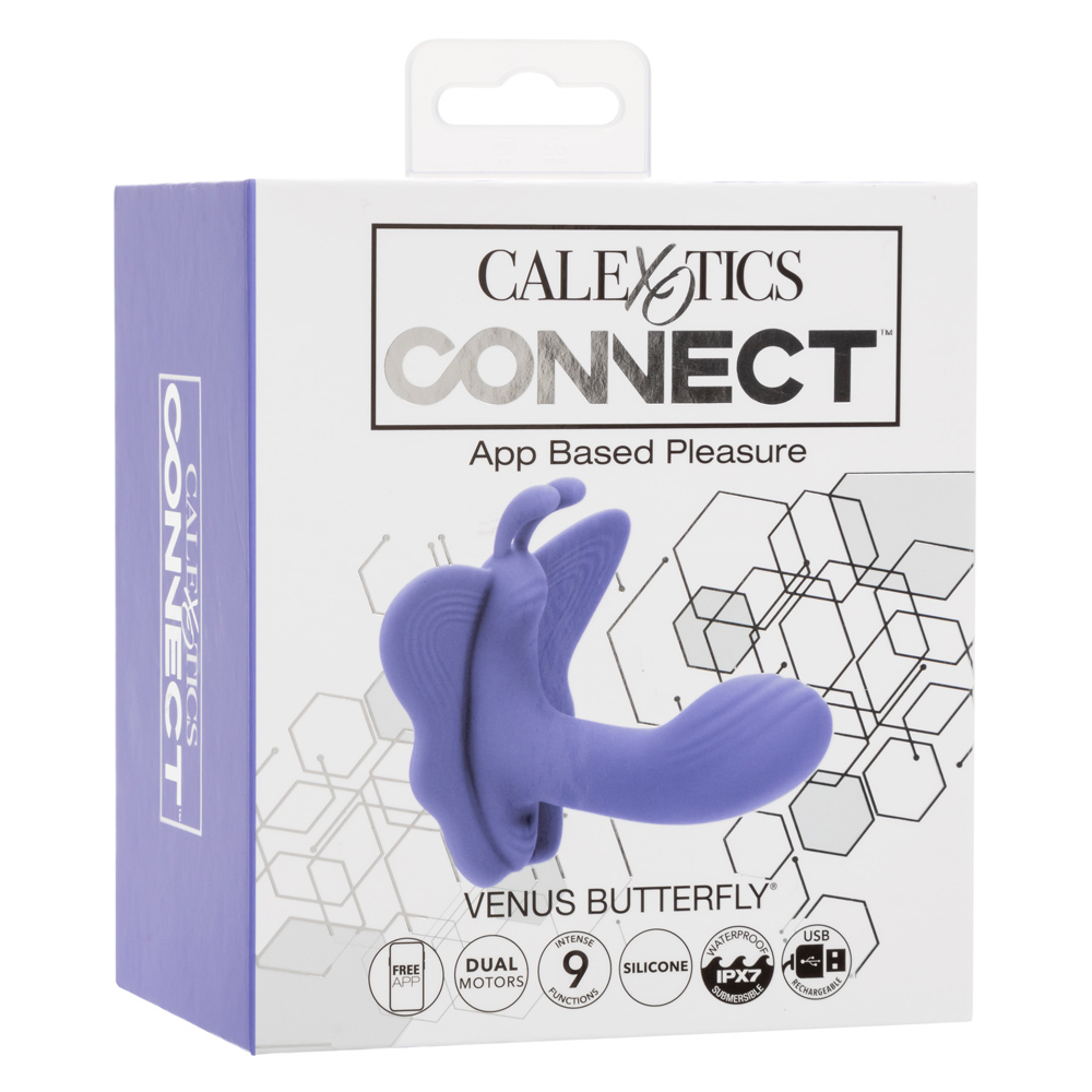 calexotics connect venus butterfly periwinkle calexotics connect venus butterfly periwinkle