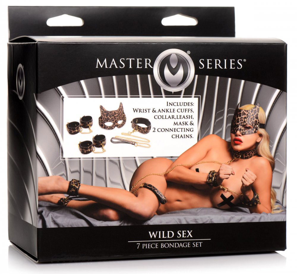 wild sex 7 piece bondage set brown wild sex 7 piece bondage set brown