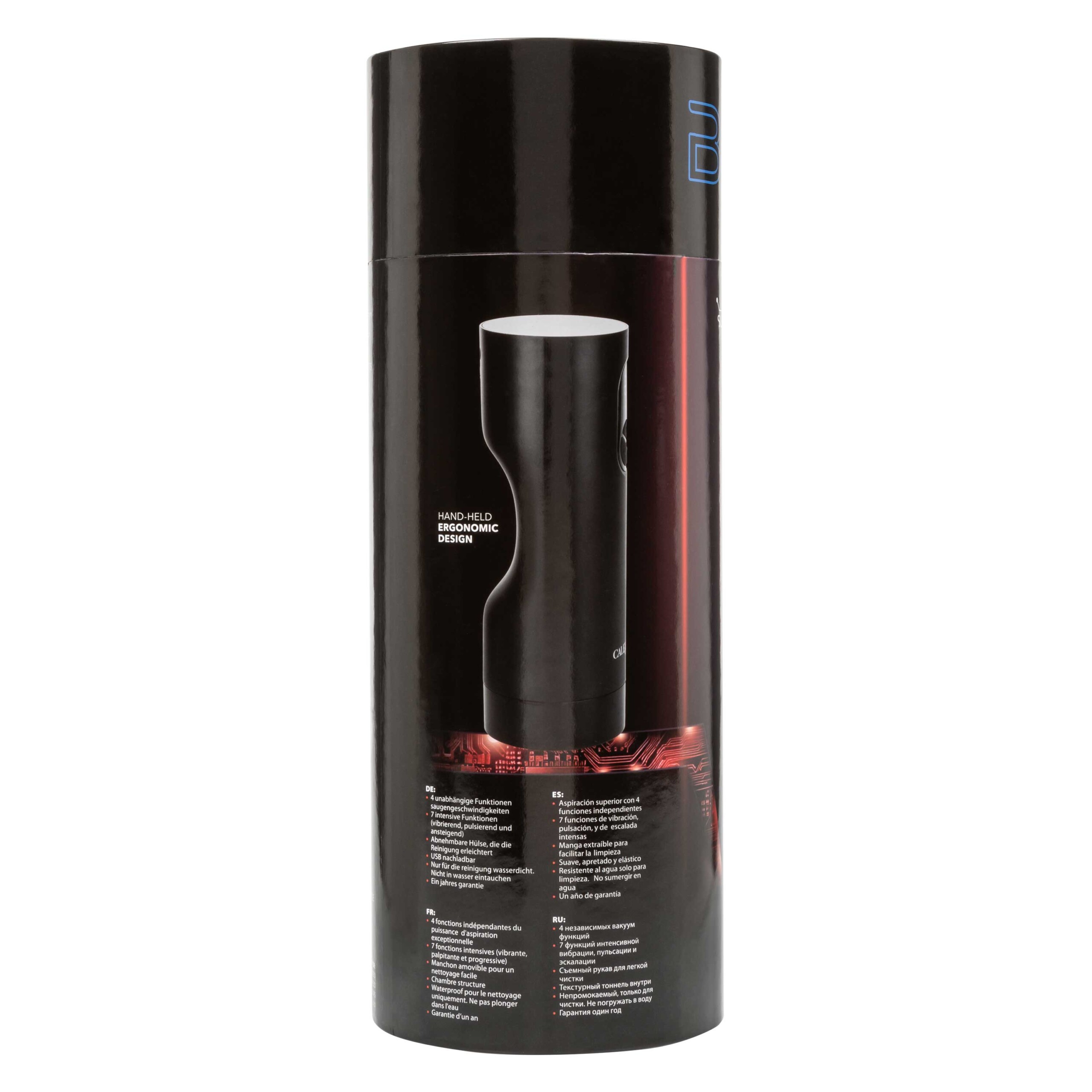 bionic sucking and vibrating masturbator black