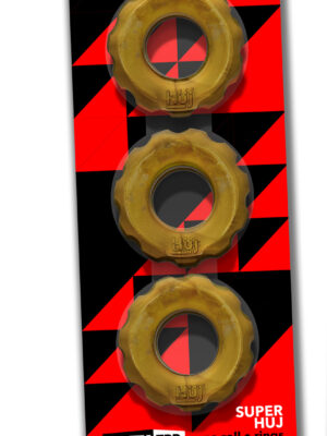 super huj 3 pack cockrings bronze