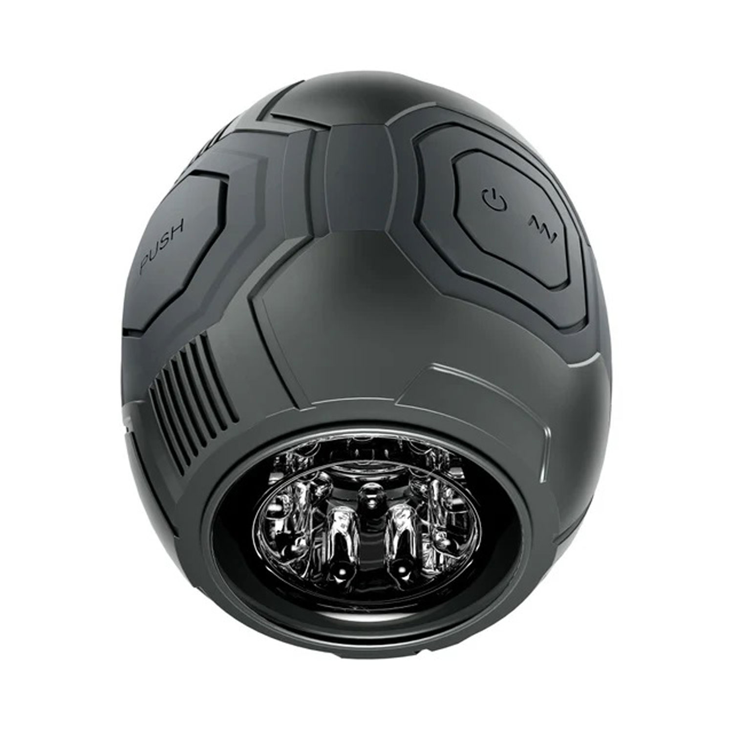 m for men dome x vibrating masturbator black