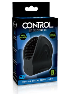 vibrating silicone edger trainer black
