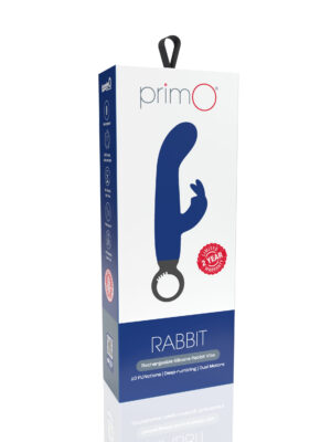 primo rabbit rechargeable vibrator blueberry