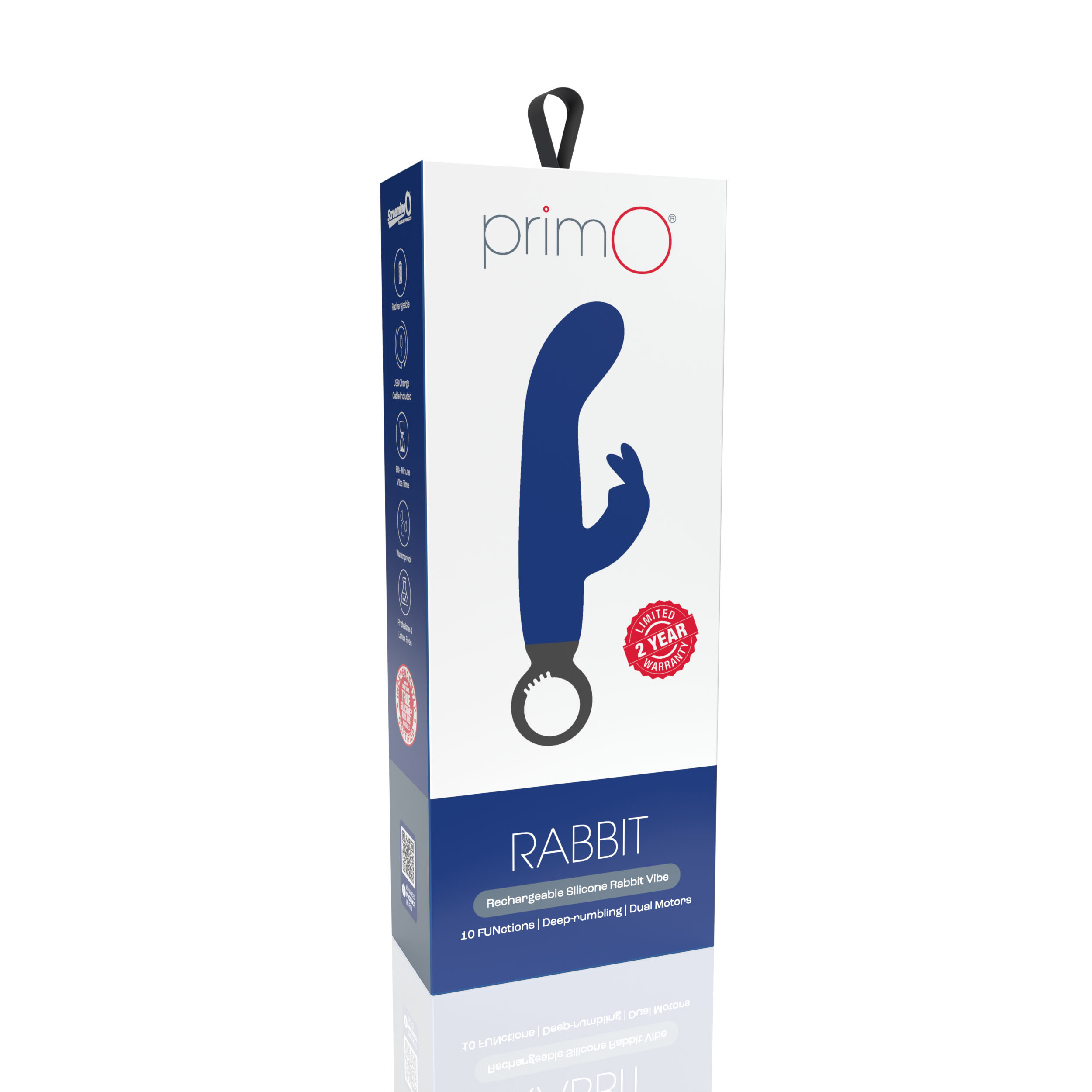 primo rabbit rechargeable vibrator blueberry primo rabbit rechargeable vibrator blueberry