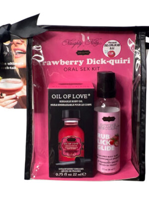 strawberry dick quiri oral sex kit .75 oz