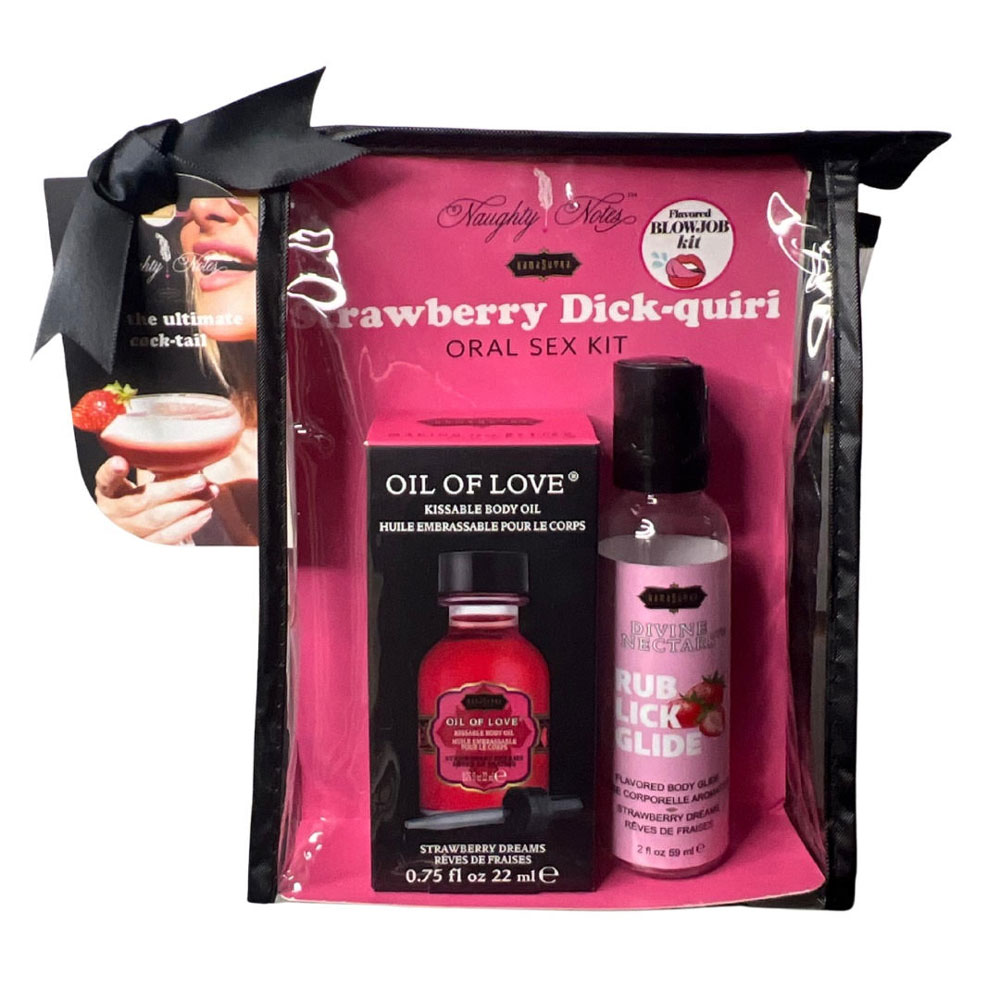 strawberry dick quiri oral sex kit .75 oz strawberry dick quiri oral sex kit .75 oz