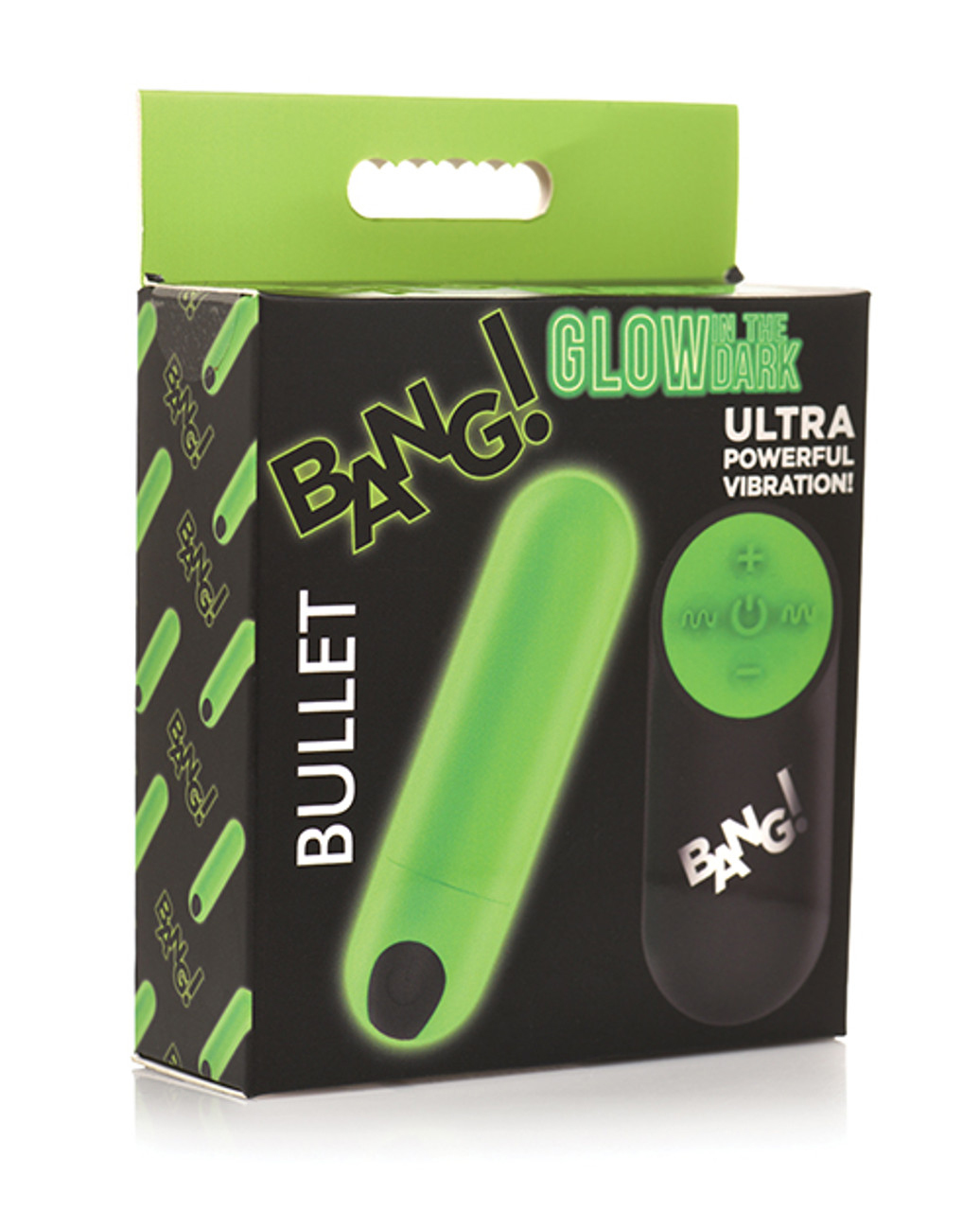 glow in the dark bullet with remote green
