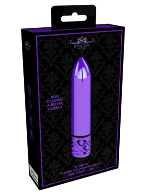 glamour rechargeable abs bullet purple