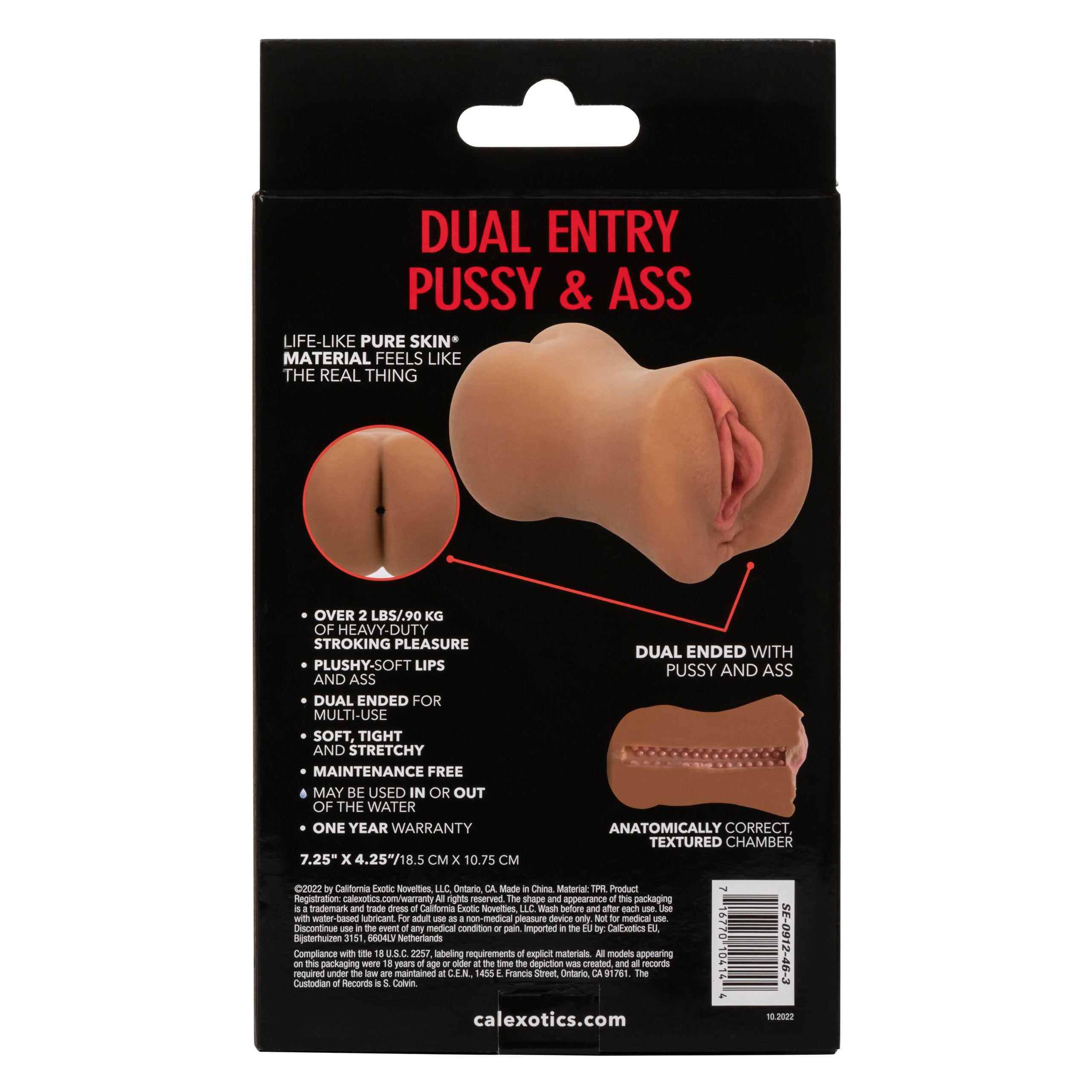 stroke it dual entry pussy and ass brown