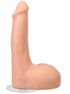 signature cocks the flesh mechanic 7.5" cock with removable vac u lock suction cup vanilla