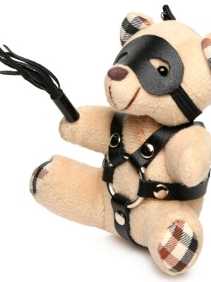 bdsm teddy bear keychain