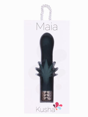 kusha 420 series crystal gems g spot vibrator green