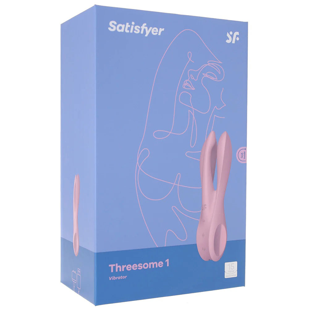 threesome 1 vibrator pink