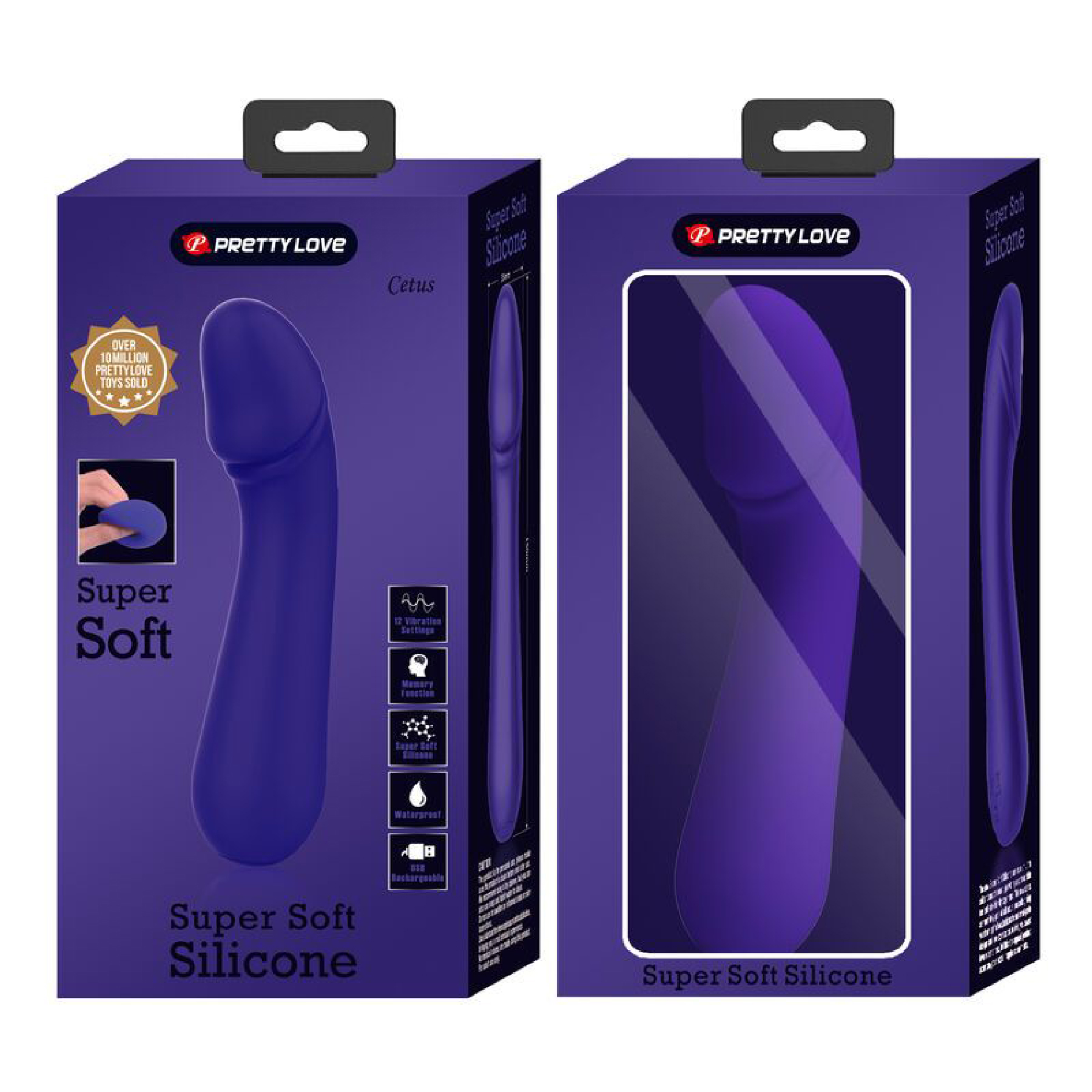 cetus rechargeable vibrator purple cetus rechargeable vibrator purple