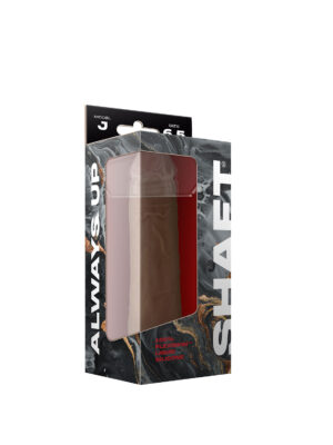 shaft model j 6.5 inch liquid silicone dong oak