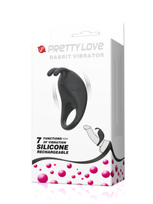 pretty love rabbit vibrator black