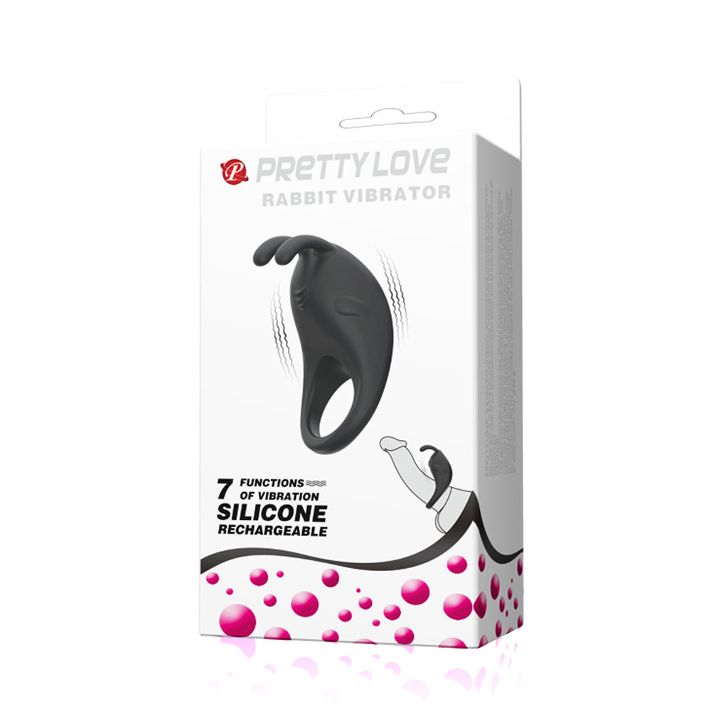 pretty love rabbit vibrator black