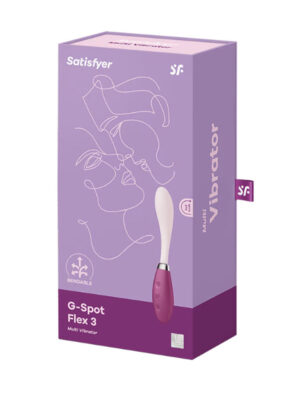 satisfyer g spot flex 3 multi vibrator red