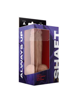 shaft model a 7.5 inch liquid silicone dong with balls pine