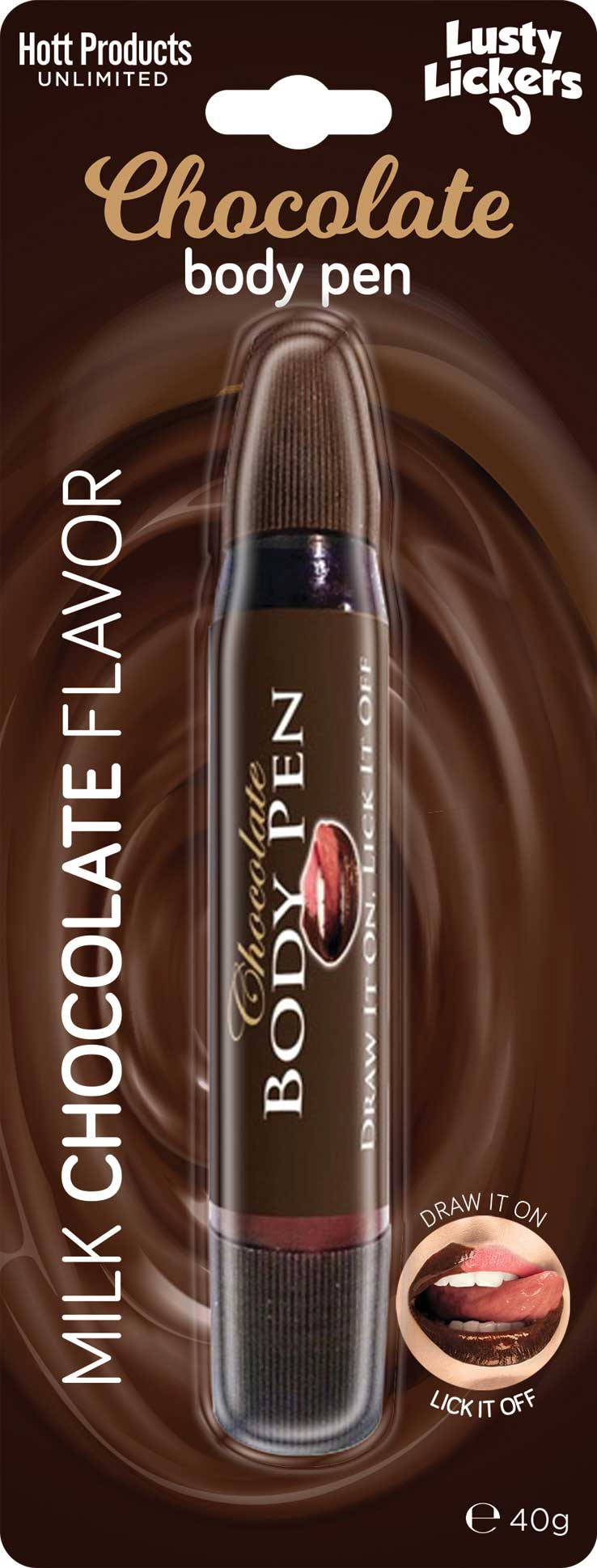milk chocolate body pen