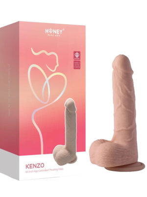 kenzo app controlled 9.5" big realistic thrusting dildo