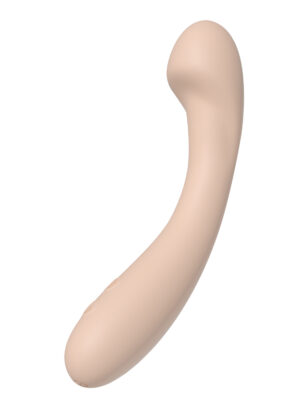 delyte curved g spot vibrator flesh