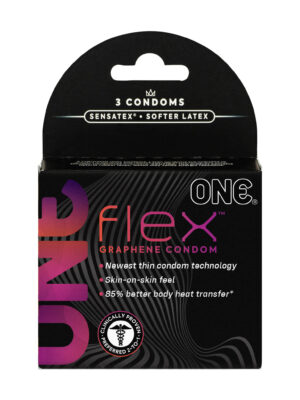 one flex 3 ct condoms
