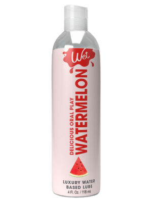 wet delicious oral play watermelon waterbased flavored lubricant 4 oz wet delicious oral play watermelon waterbased flavored lubricant 4 oz
