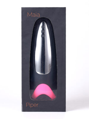 piper usb rechargeable multi function masturbator with suction black/pink