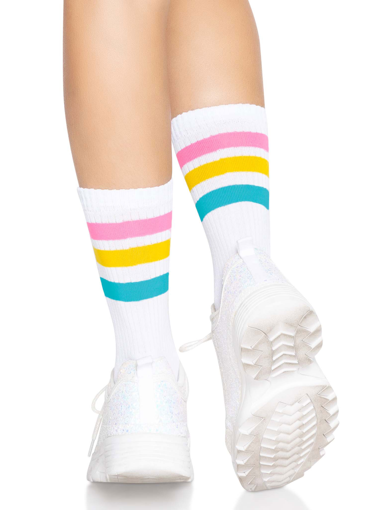 pride crew socks one size pansexual