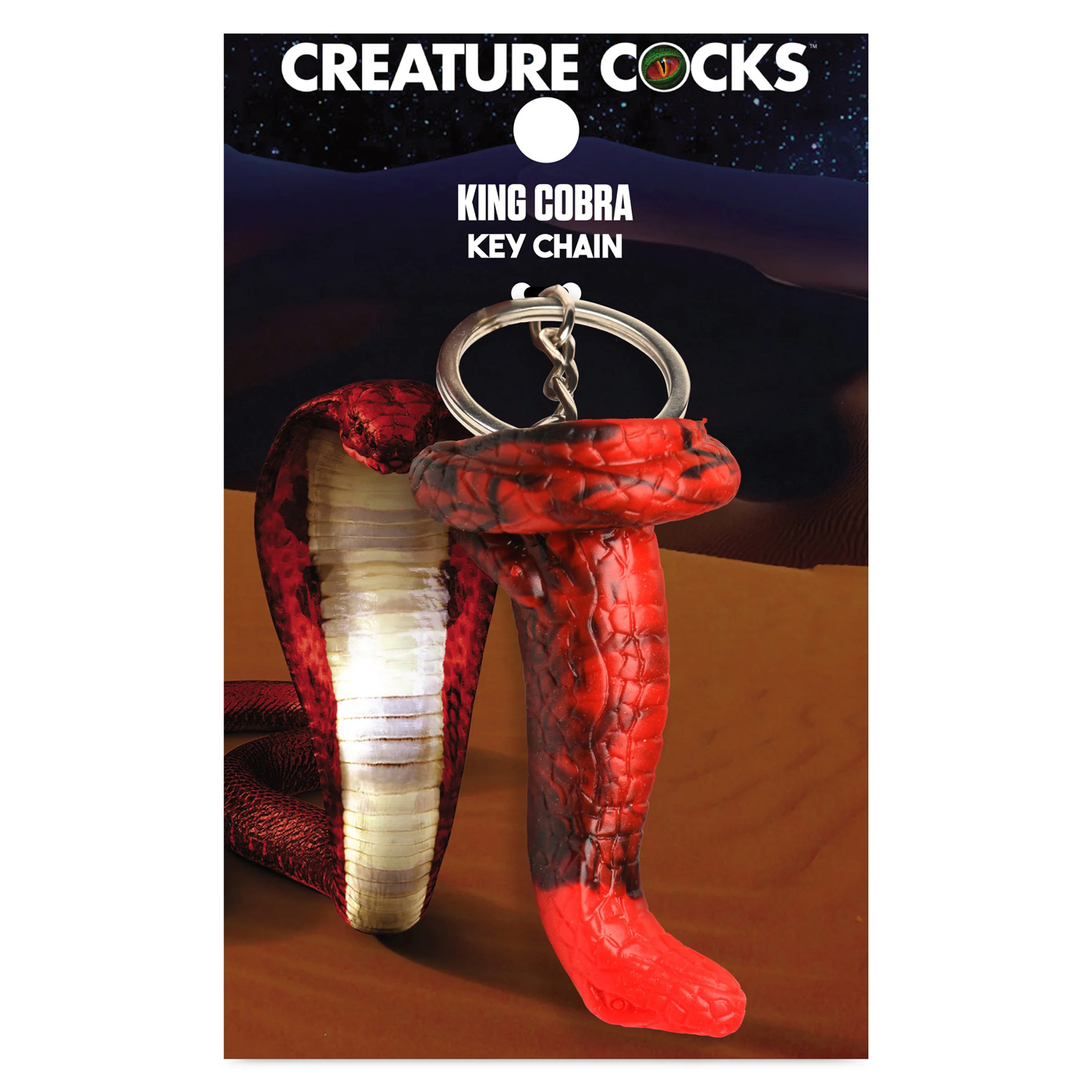 king cobra keychain red king cobra keychain red