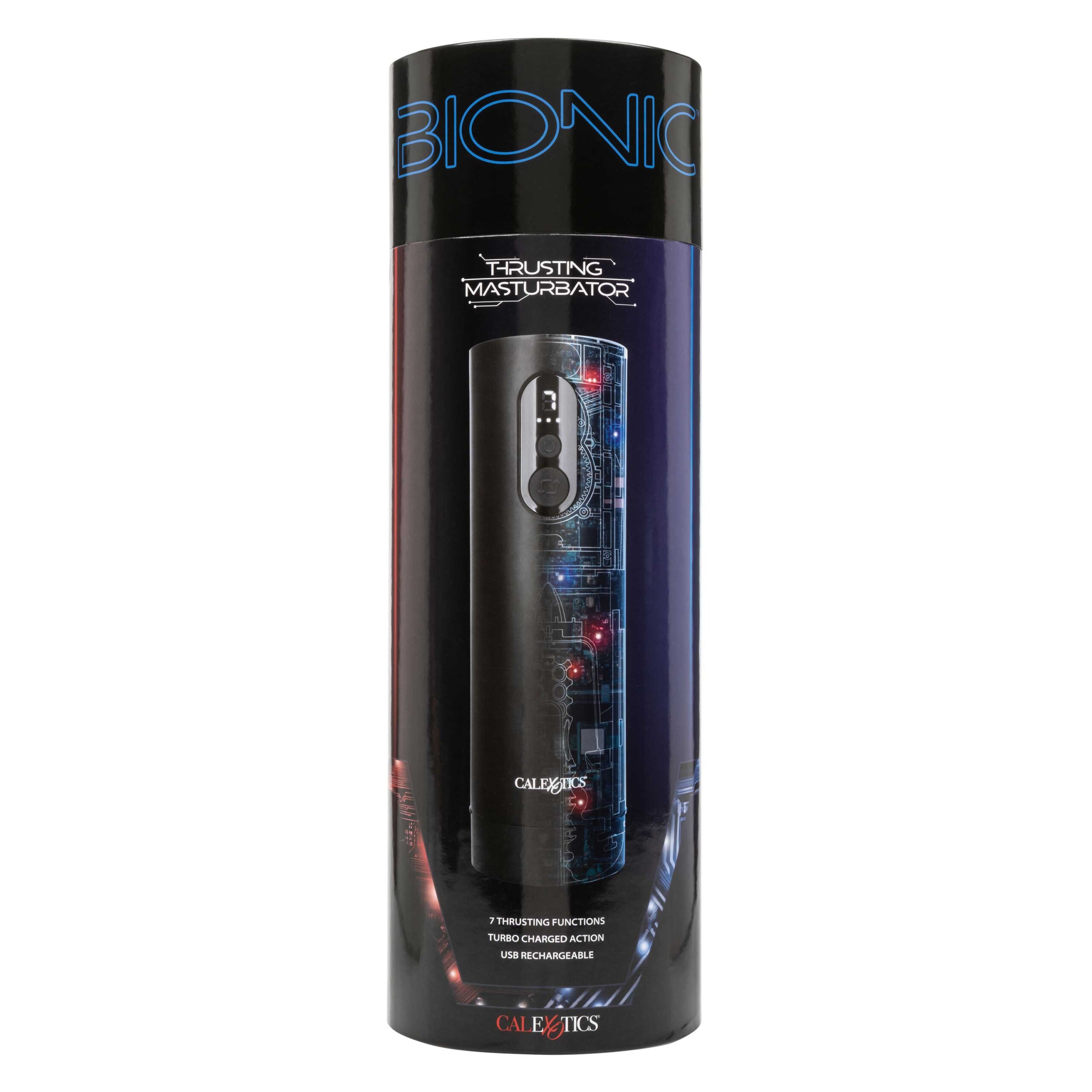 bionic thrusting masturbator black