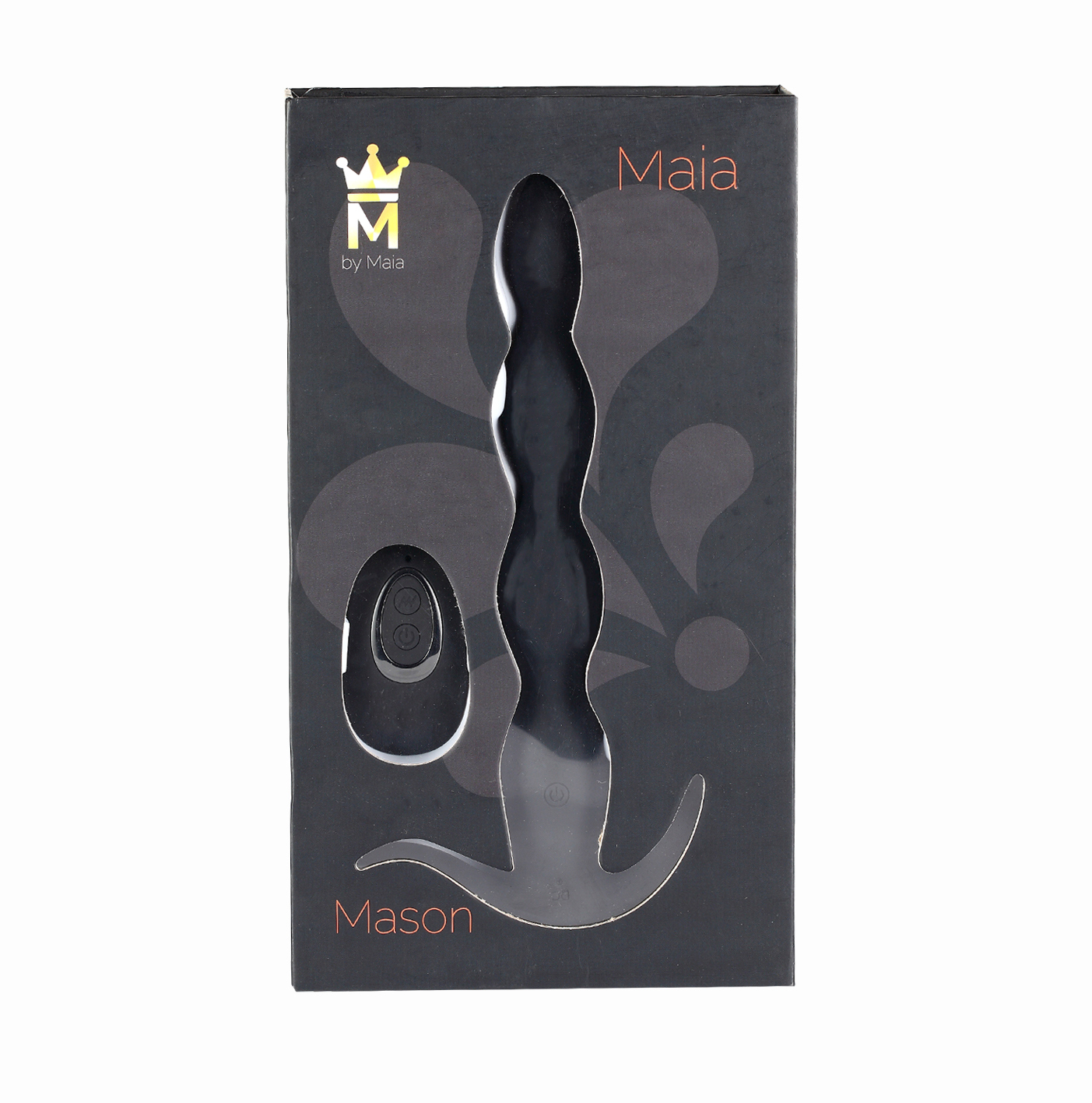 mason remote control silicone butt plug black mason remote control silicone butt plug black