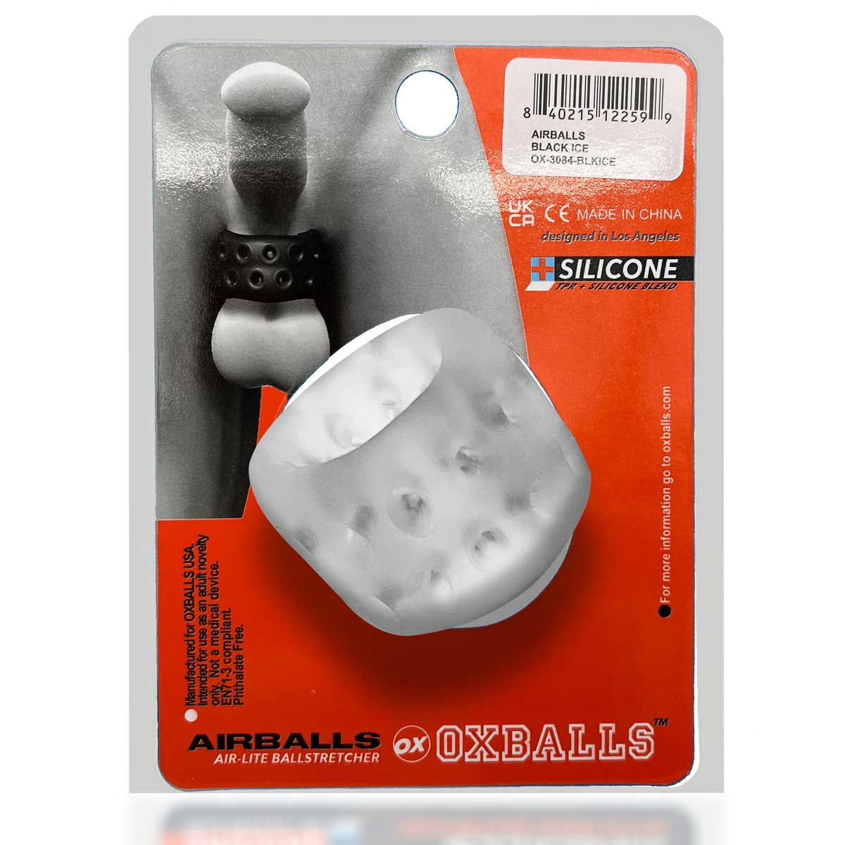 airballs air lite vented ball stretcher clear ice