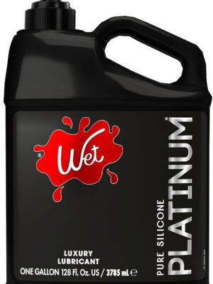 wet platinum luxury silicone lubricant 128oz