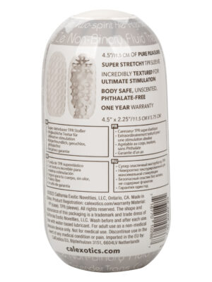 boundless reversible nubby stroker clear