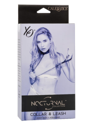 nocturnal collection collar and leash black nocturnal collection collar and leash black