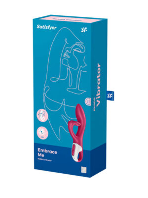 satisfyer embrace me rabbit vibrator berry