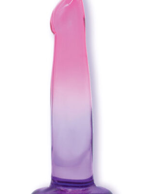 shades, 6.25" g spot jelly tpr gradient dong pink and purple