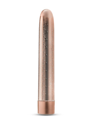 the collection lattice 7 inch rechargeable vibe rose gold