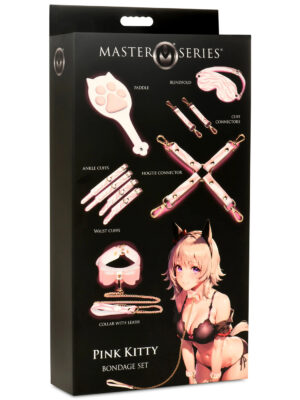 pink kitty bondage set white/pink
