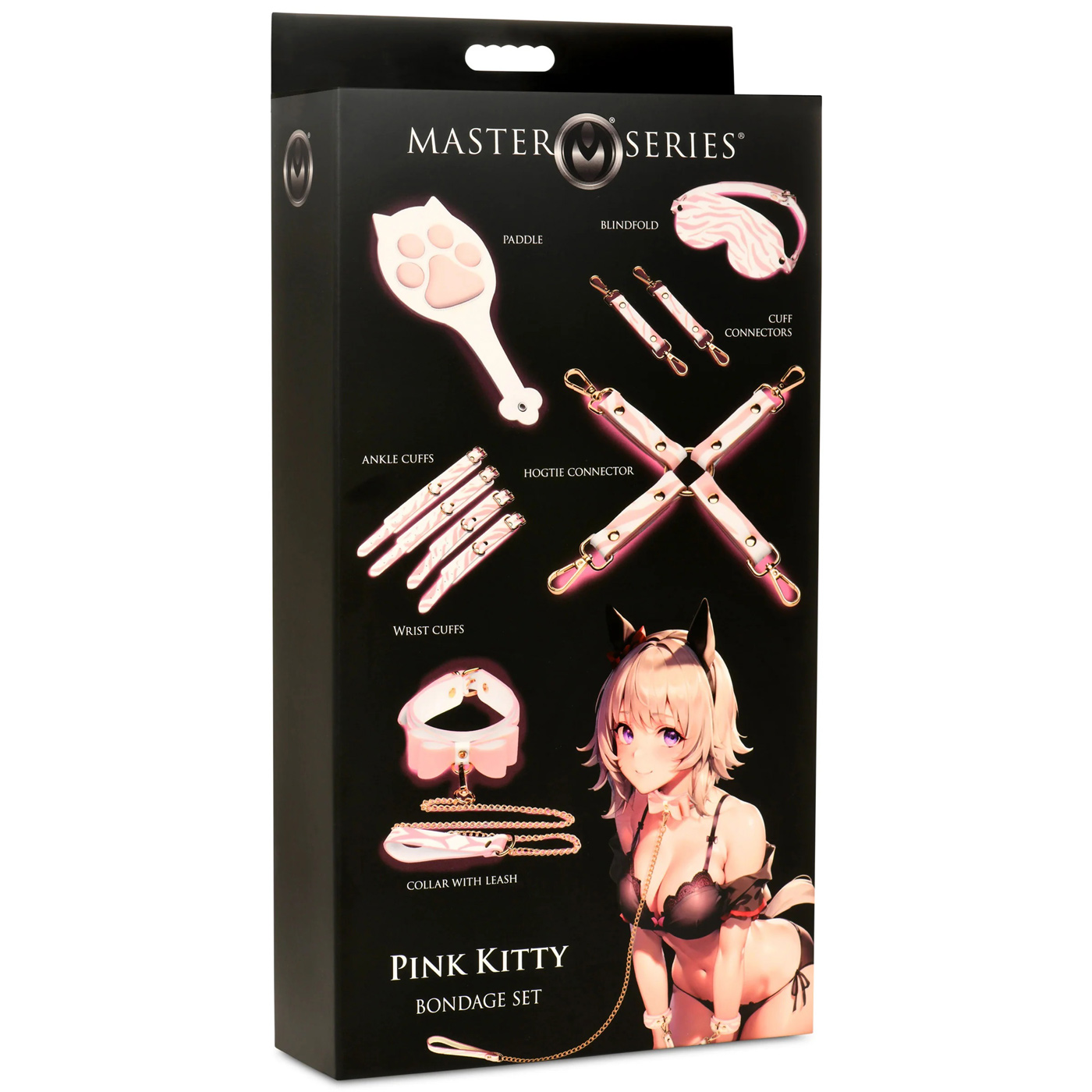 pink kitty bondage set white/pink