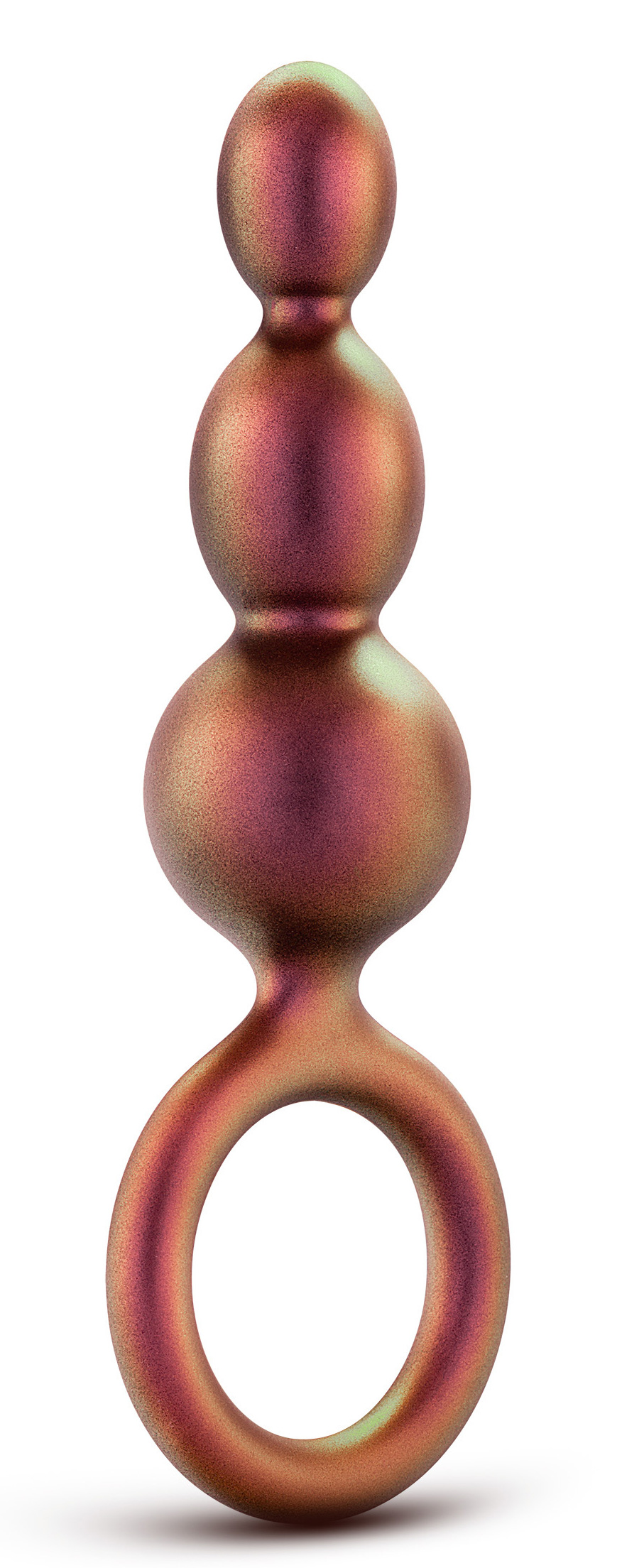 anal adventures matrix beaded loop plug copper