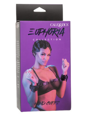 euphoria collection hand cuffs black euphoria collection hand cuffs black