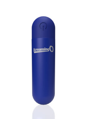 screaming o soft touch rechargeable bullet blue