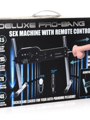 deluxe pro bang sex machine with remote control