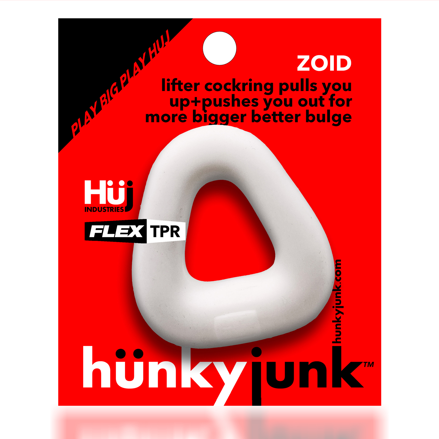 zoid trapazoid lifter cockring white ice zoid trapazoid lifter cockring white ice
