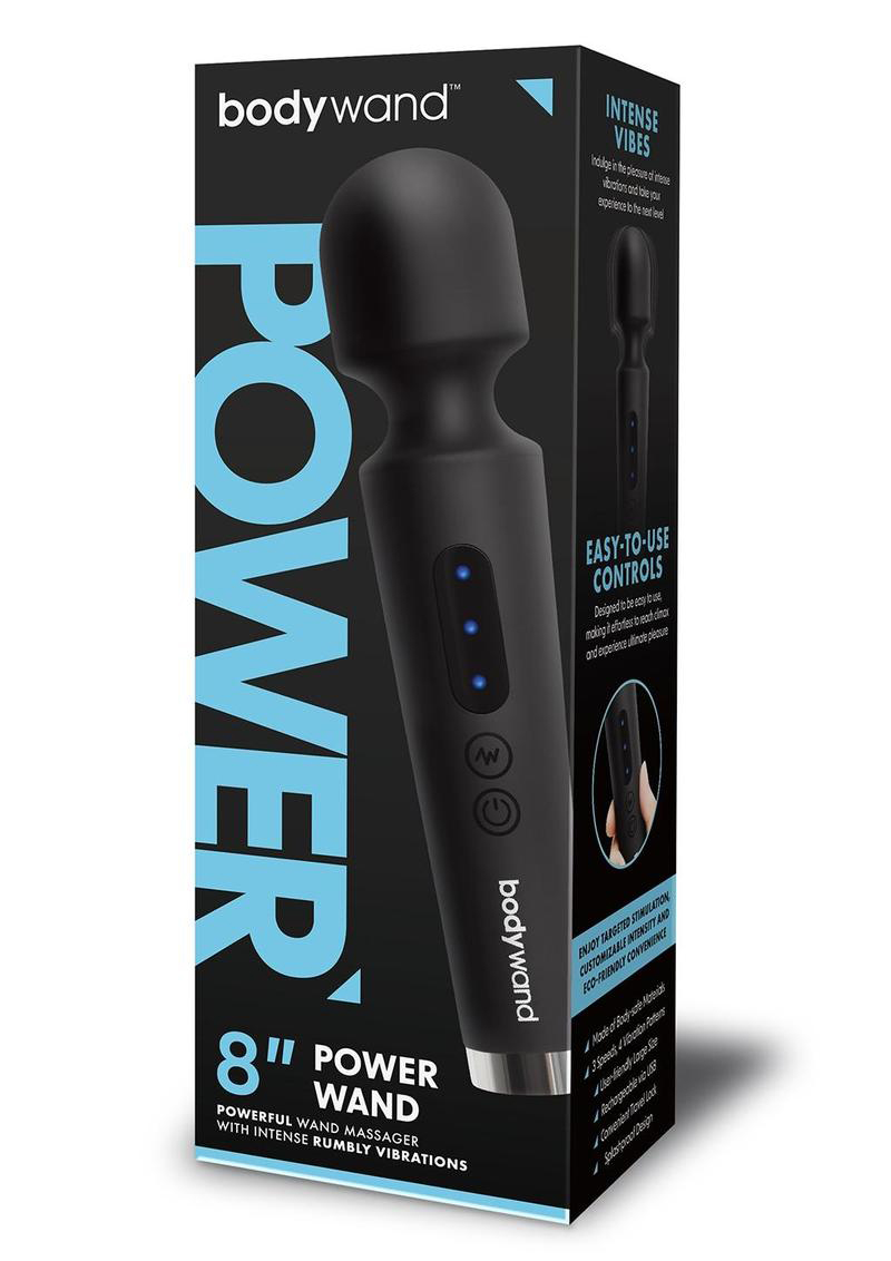 bodywand 8 inch power wand black