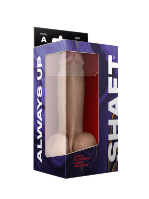 shaft model a 8.5 inch liquid silicone dong with balls pine