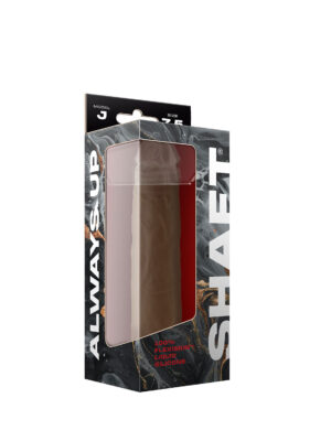 shaft model j 7.5 inch liquid silicone dong oak